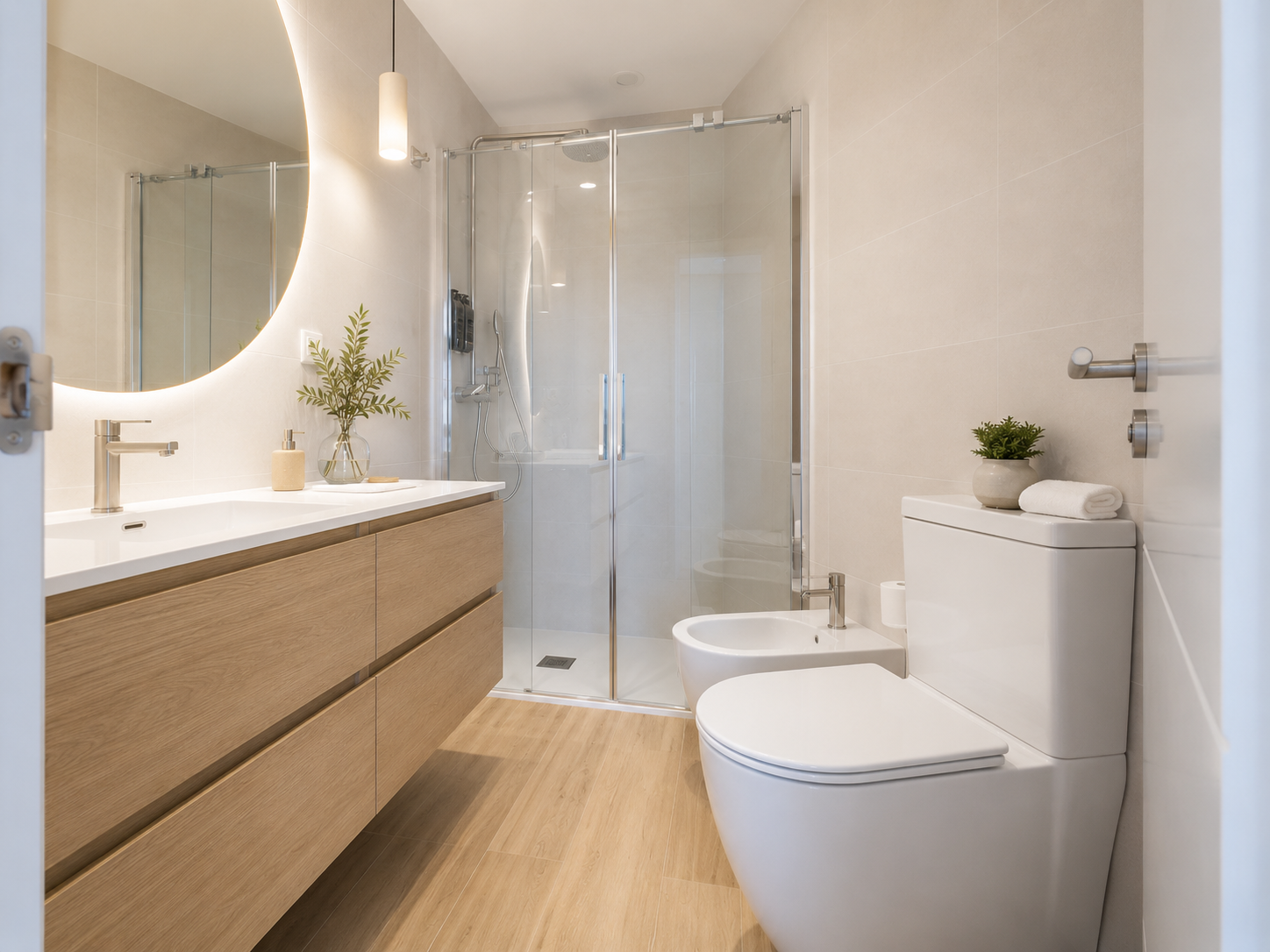 Segundo baño del alojamiento Mar de Astrid en Playa Granada.