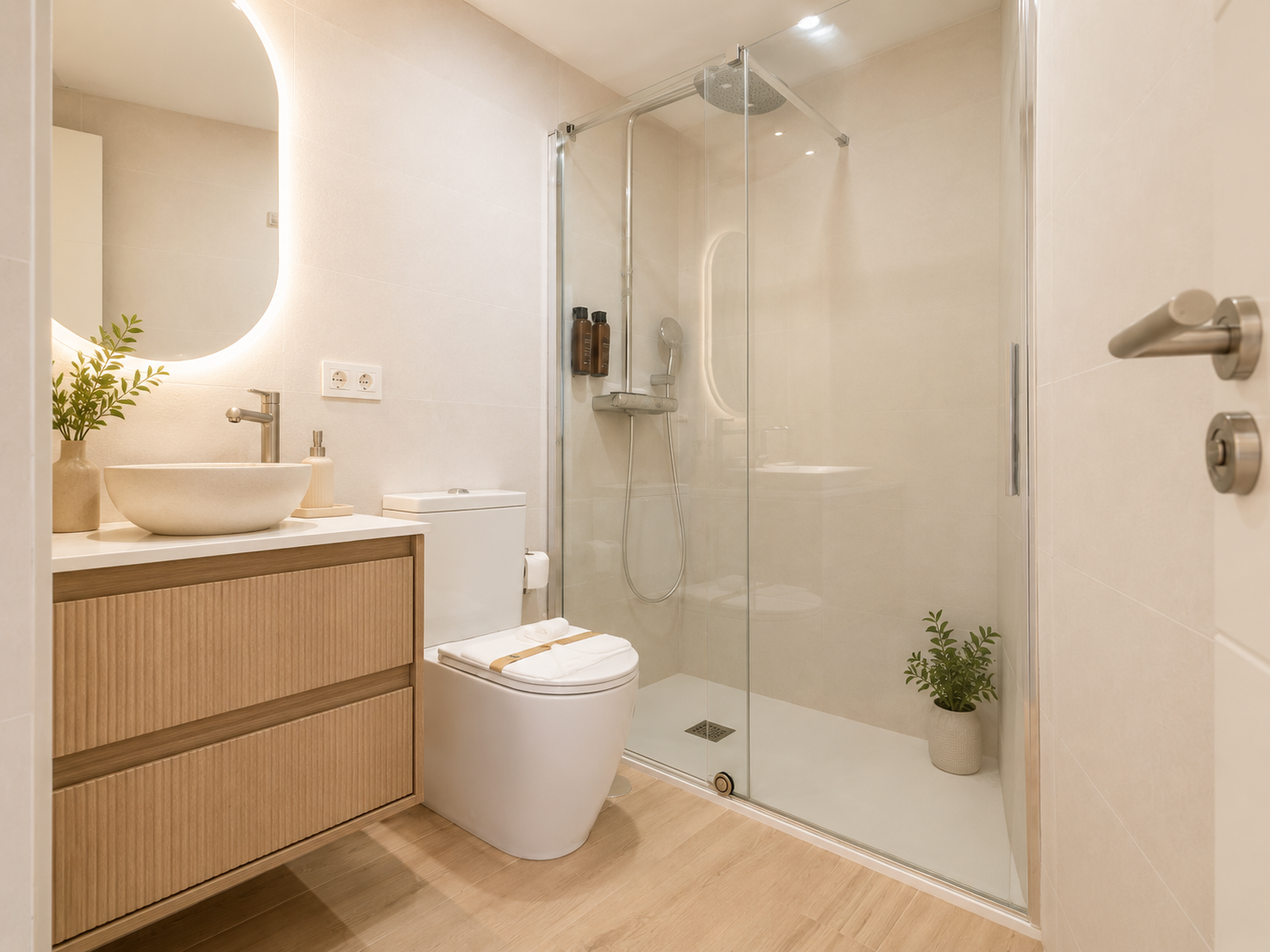 Baño del alojamiento Mar de Astrid en Playa Granada.